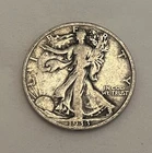 1933-S Walking Liberty Silver Half Dollar Fine+ (F+) Only 1,786,000 Minted! DC18