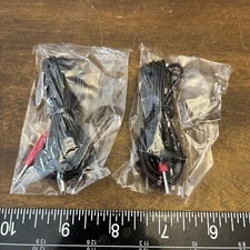2pcs Standard Electrode Lead Wires Standard Pin For Tens Ems Machines US Stock