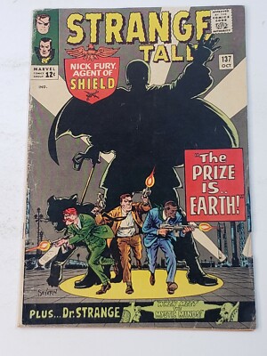 Strange Tales 137 Nick Fury SHIELD Doctor Strange Silver Age 1965