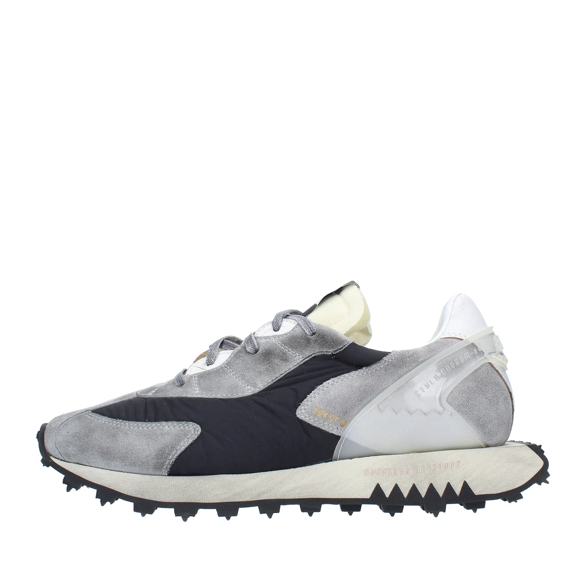 CARBONIFERA M Calzature Sneakers RUN OF Uomo Grigio nero eBay