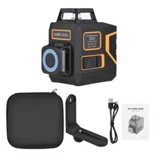 Laser Level Green Light 3D 8 Lines Self Leveling 360° Rotary Measure Tool New