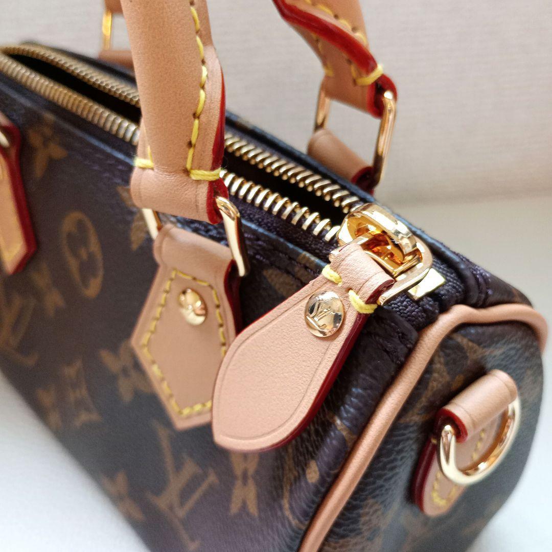 LOUIS VUITTON Nano Speedy Bag M81085 Crossbody Hand Shoulder