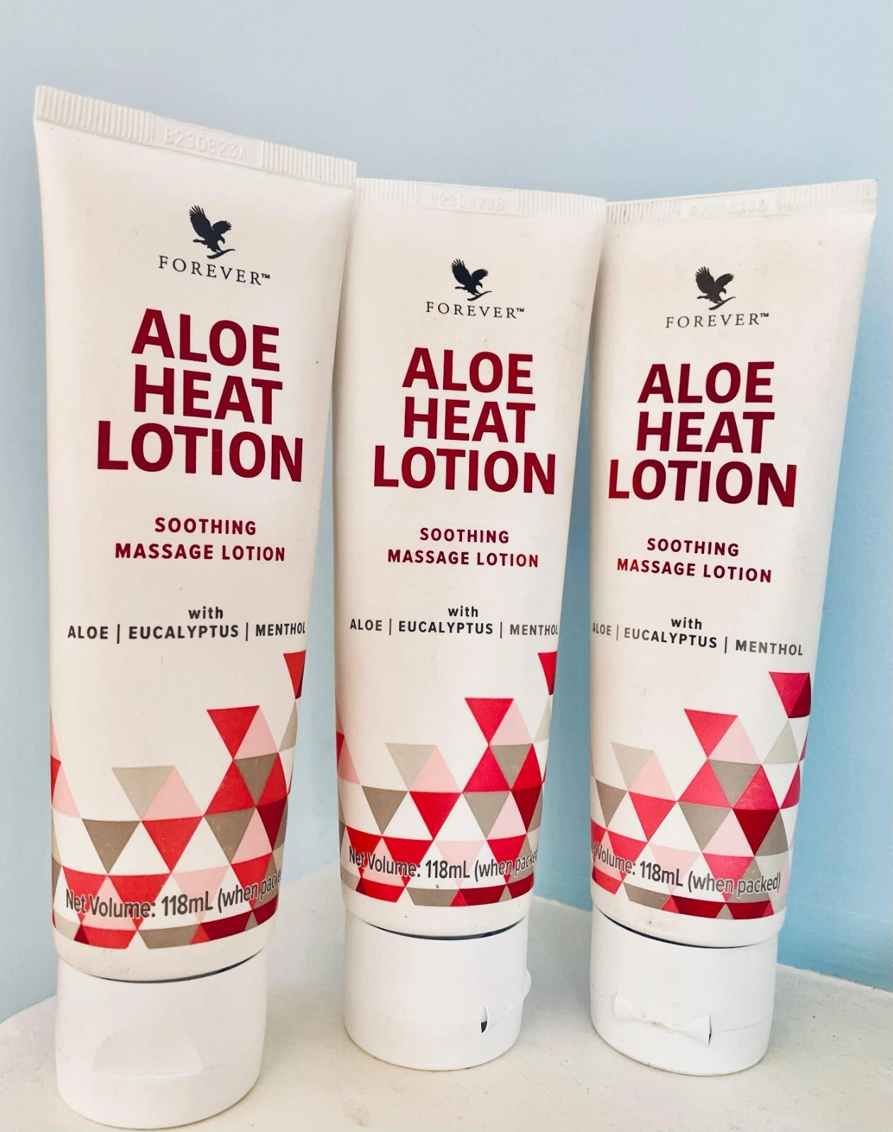 Forever Living Aloe Heat Lotion Original Pack of 3 UK Seller Tracked Fast ship