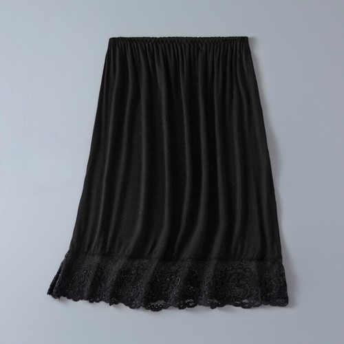 Jupon en Dentelle de Jupons Doux Intimes à la Taille pour Femme Jupe de Dessous de Dame