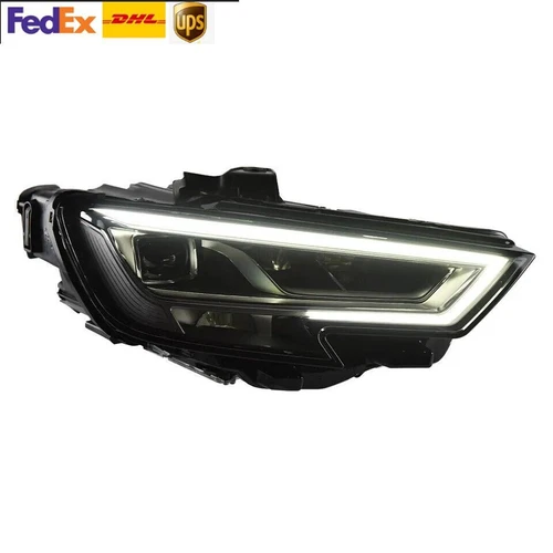 For Audi A3 S3 2017-2020 Upgrade LED Headlight OEM DRL Projector Head Lamps Pair - Picture 11 of 14