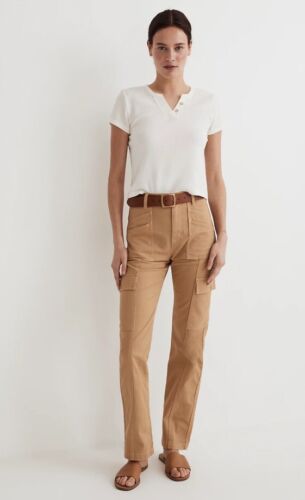 Madewell The Garment-Dyed '90s Straight Cargo Pant