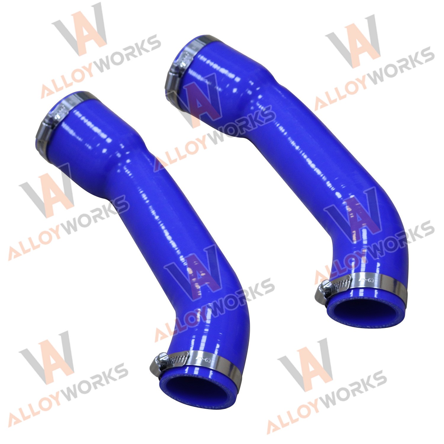 Right Silicone Air Intake Intercooler Hose For 14-2020 Maserati Ghibli M157 3.0L