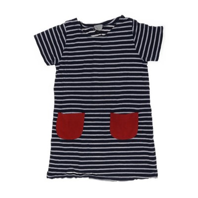 Alana, Kleid, Größe: 92, Blau/Weiß/Rot, Baumwolle, Streifen, Mädchen #kQQ