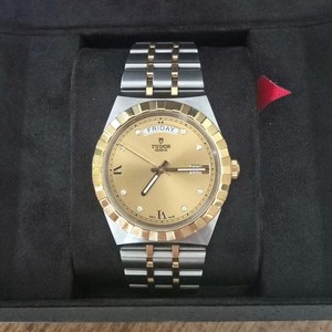 Watch Tudor Royal Gold and Steel 41 mm Diamonds Box & Papers M28603-0006 fullset