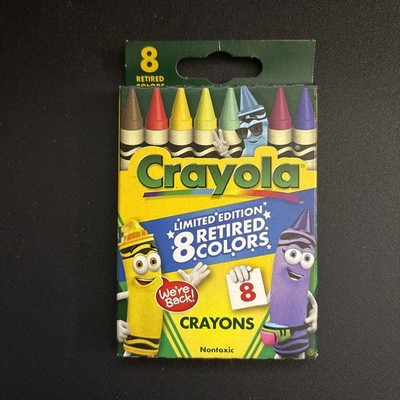 Crayola Crayons Limited Edition With 8 Retired Colors! DANDELION! B3G1 Bulk Sale