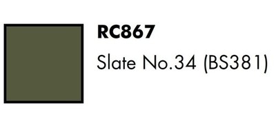 AK Interactive Real Colors Slate No.34 (BS381) 17 ml.