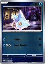 Bergmite 023/086 Common Chaos Rising Pokemon Reverse Holo NM