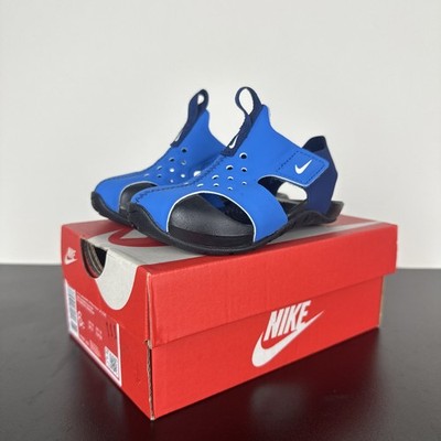 Nike Sunray Protect 2 (TD) Blue/White Toddler Boy's Sandals - Size 6C