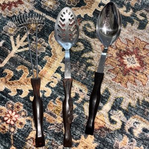 CUTCO Kitchen Utensils Solid Slotted Spoon 3 Piece Set