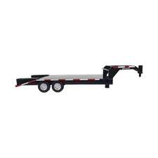 Big Country Toys Flatbed Gooseneck Trailer – 1:20 Scale Farm Toy Accessory