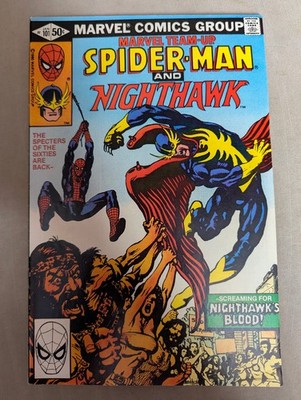 Marvel Team-Up #101, Marvel Comics, Spiderman, 1981, Nighthawk