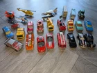Vintage Matchbox Lesney Corgi Diecast Toy Cars Planes Helicopter Bundle Job Lot