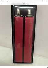 Men s Formal Suspenders Hot Pink Prom Wedding NWT