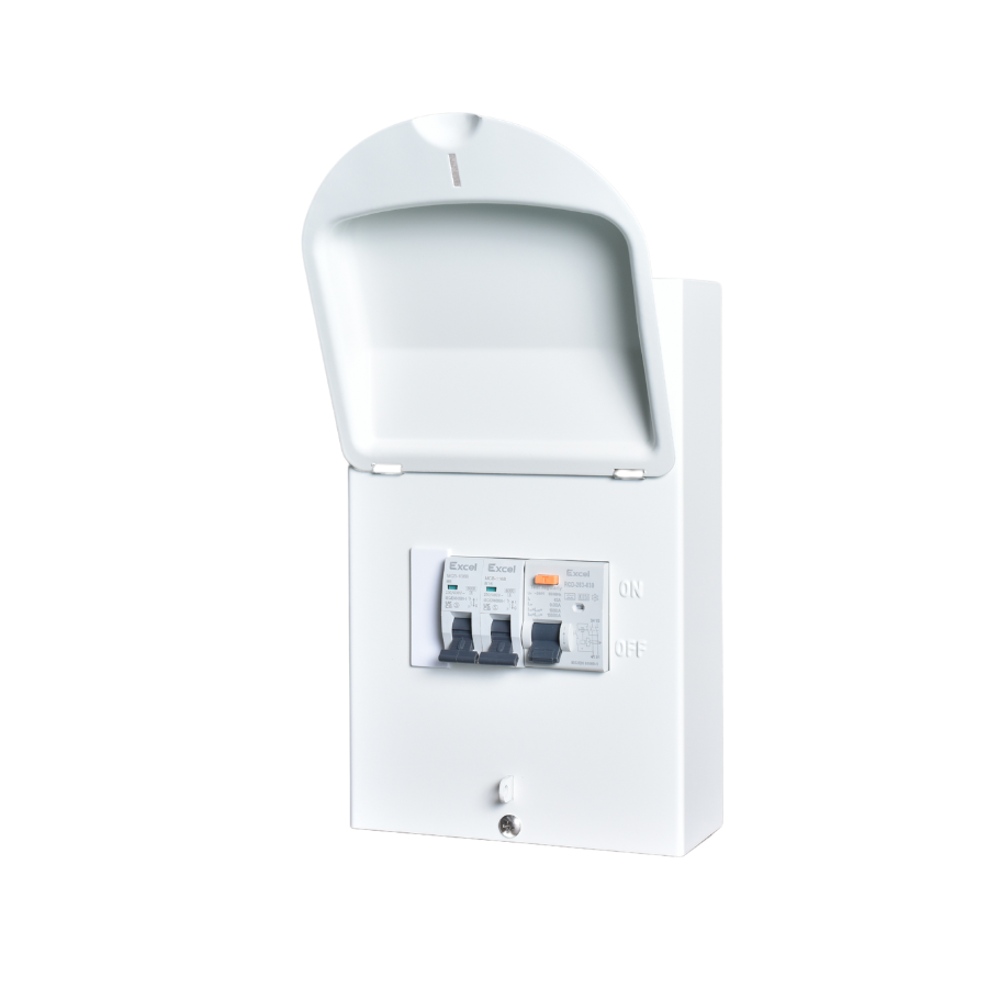 (W13.5) EMGU63616 - Garage Unit with 63A 30mA RCD,6A and 16A Mcbs
