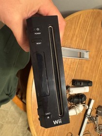 Nintendo Wii video game system console w/ sensor bar, stand, controllers, cables