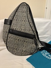 Healthy Back Bag, Melin Tregwynt Welsh Wool, Blue Grey, Excellent Condition