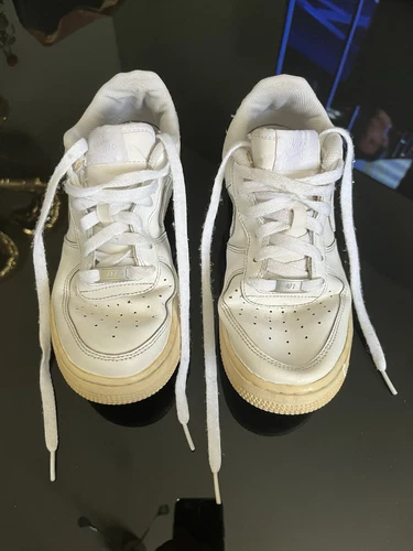 Nike Air Force 1 Low White taglia 6 5 Y 314192 117 Triple White usate