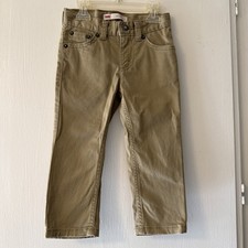 Levi's 511 Tan Slim Fit Adjustable Waist Jeans Toddler/Boy's Size 2T, EUC