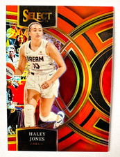 2024 Panini Select Haley Jones ORANGE Prizm Card SP #/125 Premier Dream WNBA!