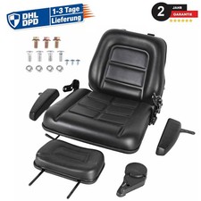 Universal Traktorsitz Schleppersitz Staplersitz Schwarz für Grammer S 85/90AR PU