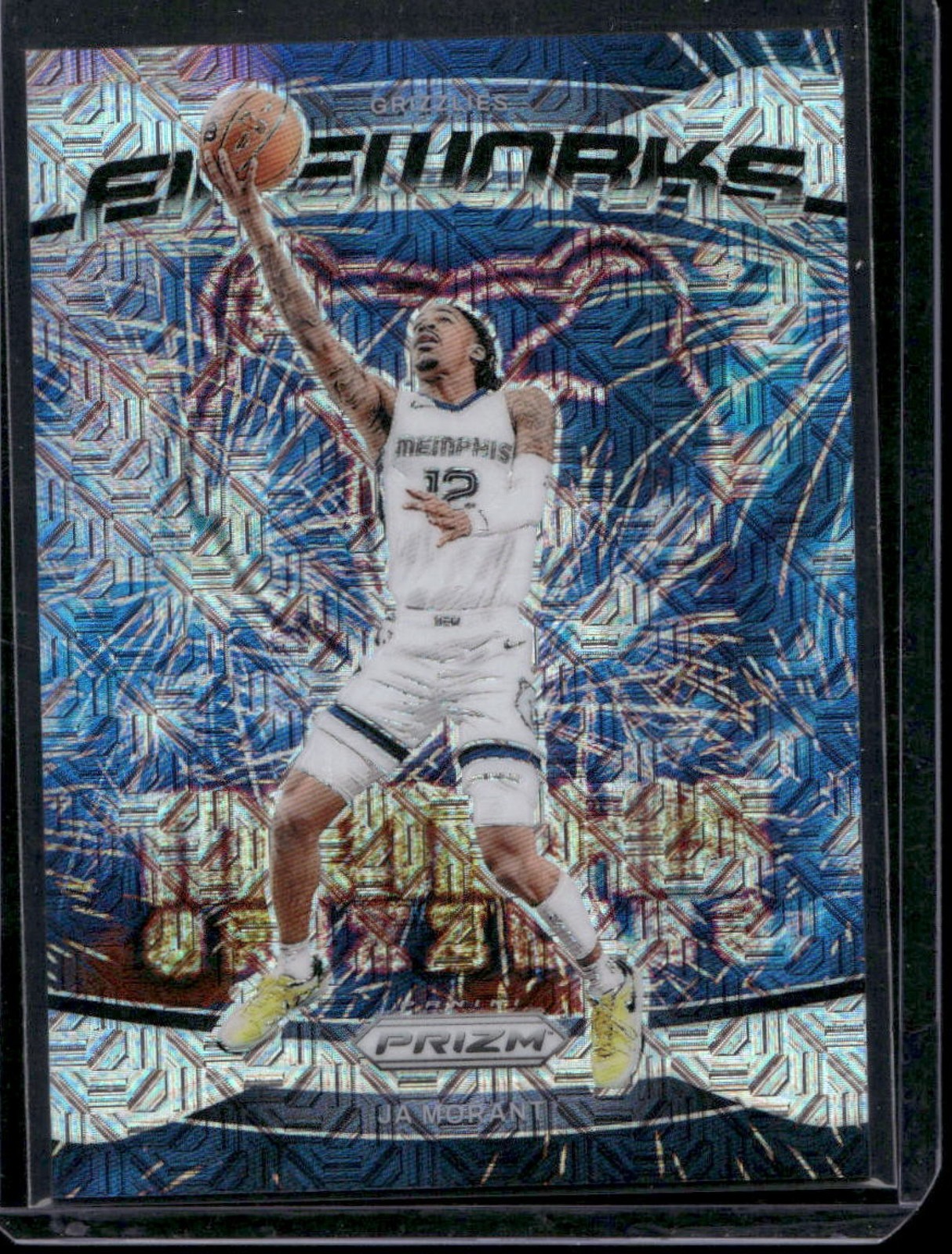 2024 Panini Prizm Ja Morant Fireworks Mojo /25 #24 Grizzlies