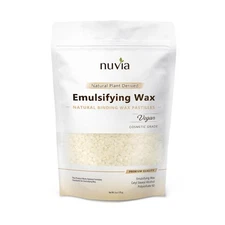 Emulsifying Wax, 100% Natural Plant Derived, NF, Cosmetic & Food Grade; 6oz 