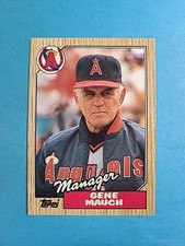 Gene Mauch 1987 Topps Baseball Card # 518 J8969