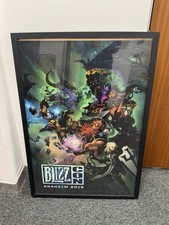 BLIZZCON BLIZZARD 2015 OFFIZIELLES KEY ART POSTER WOW DIABLO OVERWATCH