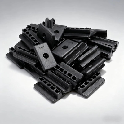 Terrassenclips Unsichtbar 200 Stück - WPC Befestigungssystem für 6 mm Dielen - M