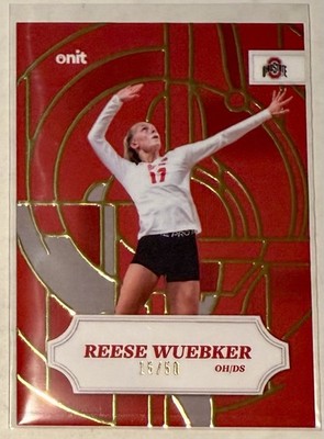 Reese Wuebker 2025 Onit Timeless Stained Glass/50 Ohio State Buckeyes Volleyball