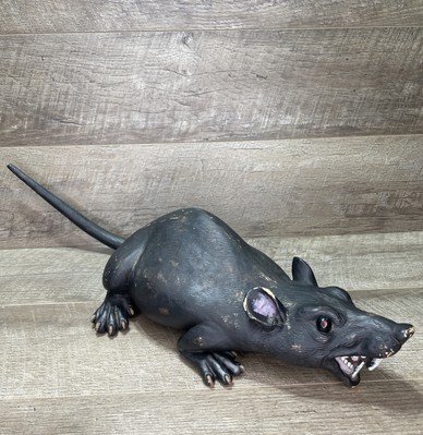 Rare Vintage 1980s Giant Rat Sonic Technology Pest Control Store Display Prop