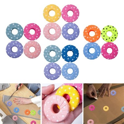 4 Stück Mustergewichte rund Stoff Nähen Gewichte Handarbeit 5 cm Briefbeschwerer für