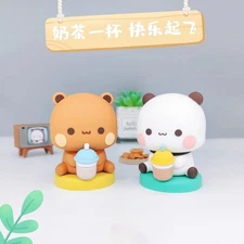 MITAO Panda YIER Bubu and Dudu Cute Sweet Couple Figure Desktop Deco Art Toy