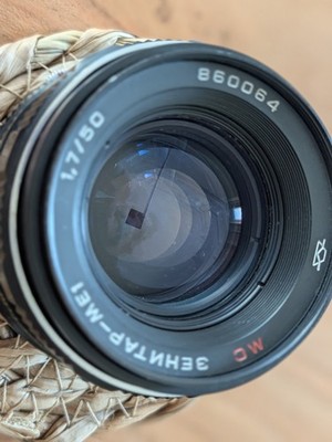 MC Zenitar-ME1 1.7/50 SQUARE BOKEH Soviet Lens M42 GENUINE + Sony E Adapter