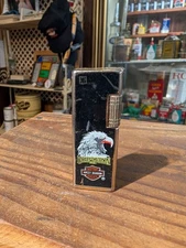 Vintage Original Harley Davidson "Righteous Ruler" Butane Pocket Lighter