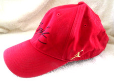 Nike Jordan Red Flight Hat/Cap w/Black Embroidered Script/Jumpman / Snap Back