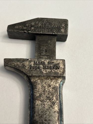 Vintage Bicycle Wrench Billings & Spencer,, CE Billings Pat. 1879 - Picture 3 of 16