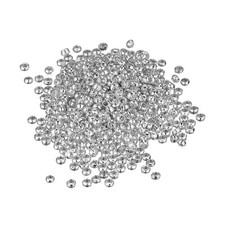 1000Pcs 2mm Round Crimp Beads Jewelry Making Crimp End Spacer Bead White,