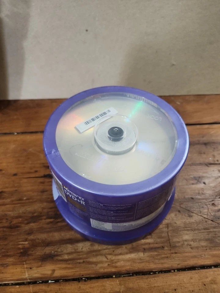  NEW Memorex DVD+R 120 Minutes 4.7GB 16x Speed Recordable 50 Pack Blank Discs - Image 4 of 4