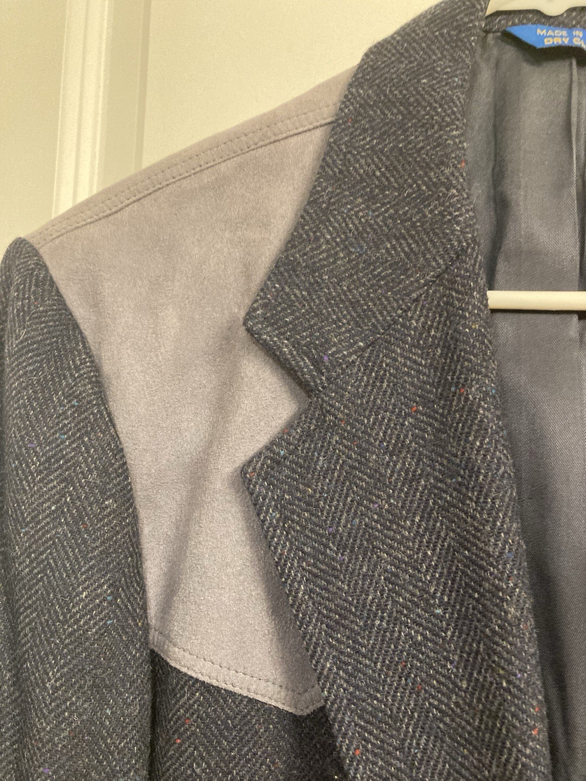 pendleton men’s blue/gray suit jacket 100% virgin… - image 2