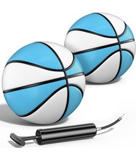 Size 3 Pool Basketball 2 Pack   Lightweight Floating Basketball for Pool...