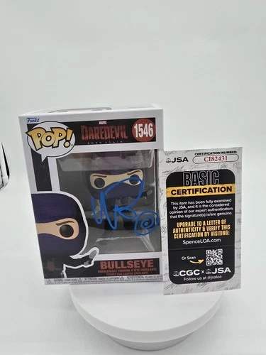 Funko Daredevil Bullseye #1546 Signed By Wilson Bethel W/ Insc & JSA