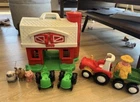 Fisher-Price Little People Barn, Tractor, Animals & Farmer Farm Set 1995 vintage