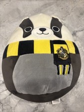 Squishmallows Harry Potter Hufflepuff Badger Scarf Plush Hogwarts House 12  