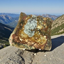 Rocky Butte Jasper, slab, cabbing rough, lapidary, #R-6829